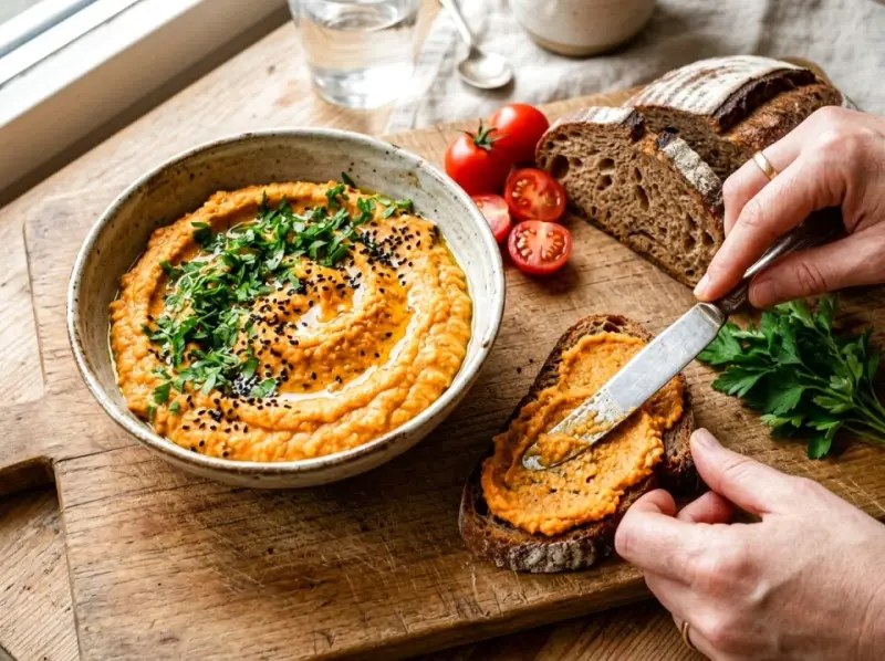 Pasta z czerwonej soczewicy. Ekspresowy przepis na kanapki
