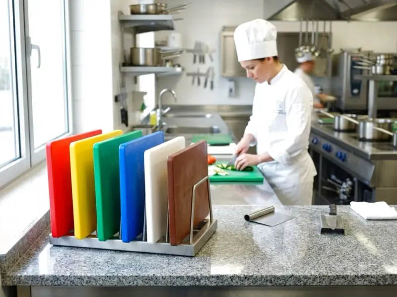 Deski do krojenia HACCP. Poznaj system kolorów w kuchni