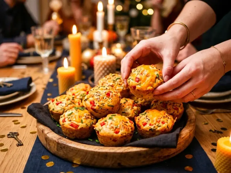 Przekąski na Andrzejki: proste przepisy na słone muffinki