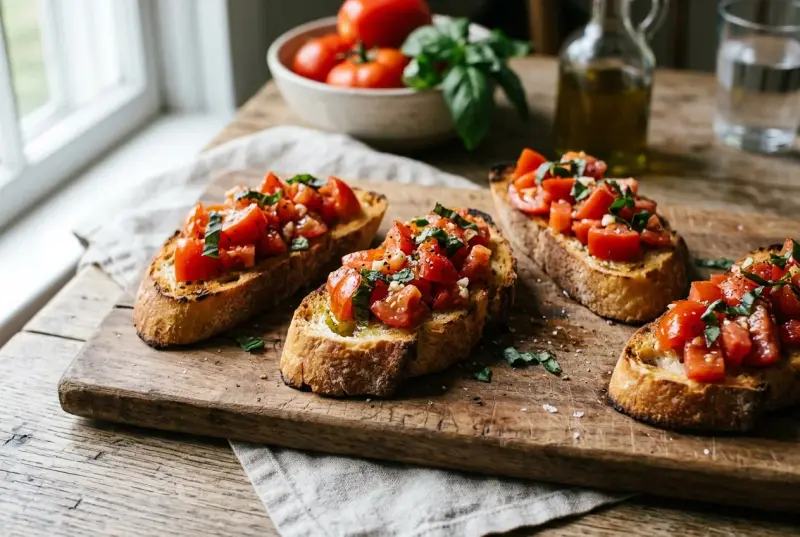 Bruschetta z pomidorami – przepis, by pieczywo nie namiękało