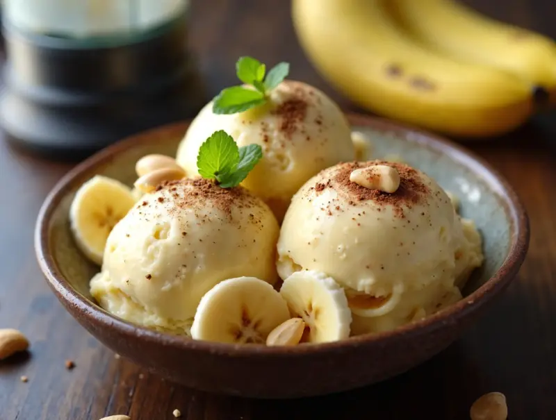 Lody bez cukru z bananów - poznaj przepis na zdrowy deser w 5 minut