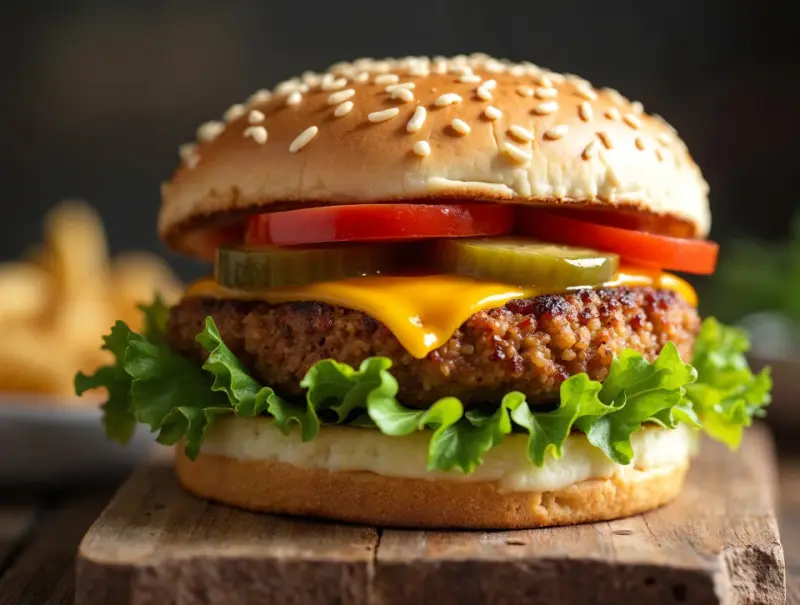 Wegańskie burgery z seitanem - przepis na roślinną alternatywę dla mięsa