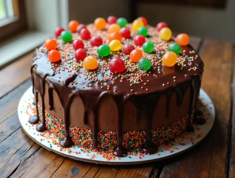 Tort dla chłopca - przepis na efektowny drip cake