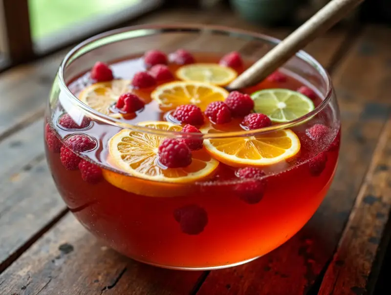 Prosty drink na imprezę – przepis na orzeźwiający poncz z rumem