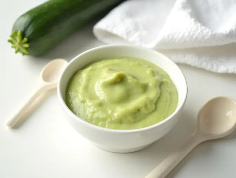Pierwsza zupka dla niemowlaka – prosty przepis na puree z cukinii