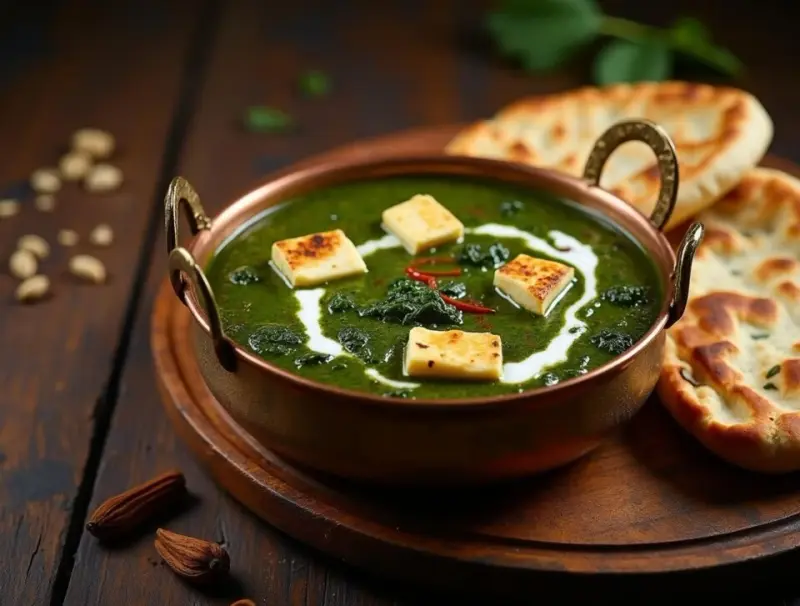 Palak Paneer – klasyczny indyjski przepis na szpinak z serem