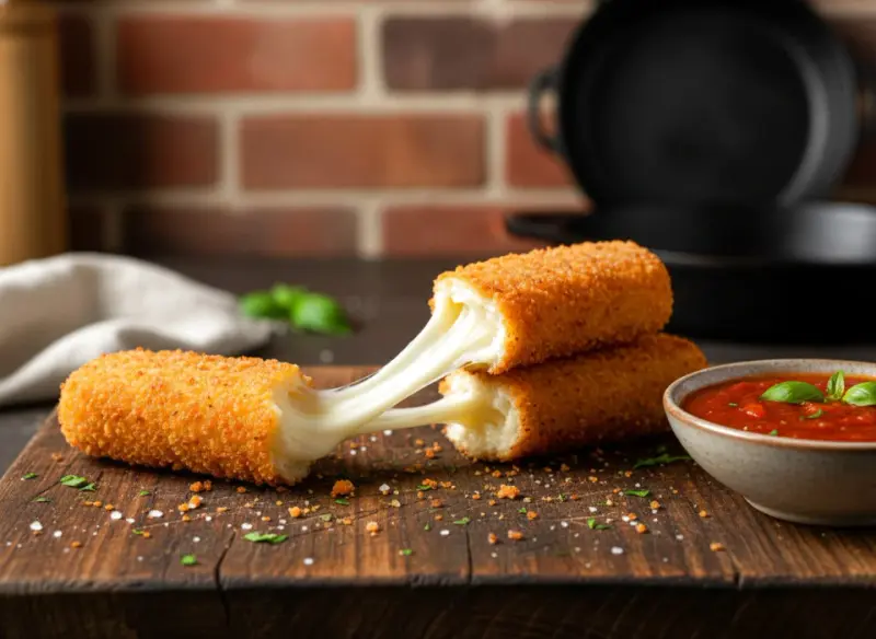 Przepis na domowe paluszki mozzarella z airfryera