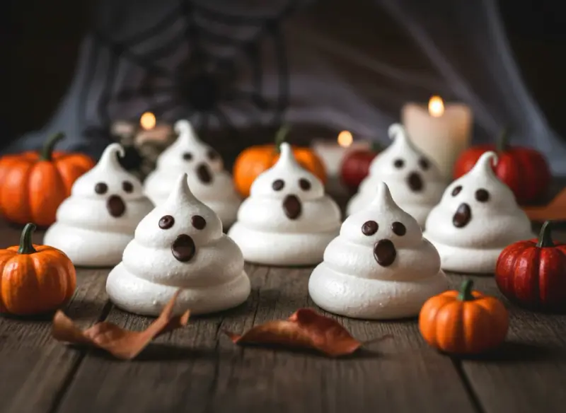 Duszki z bezy na Halloween. Poznaj przepis na słodkie straszydła