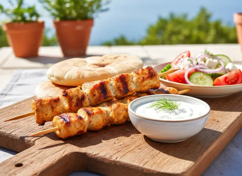 Souvlaki z kurczaka, czyli smak prawdziwej Grecji w Twojej kuchni