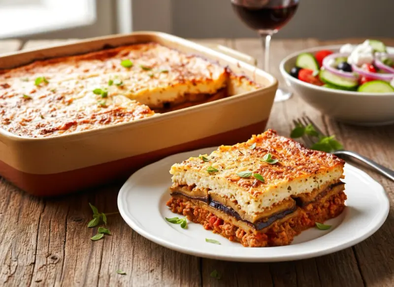 Grecka moussaka. Tradycyjny przepis, który przeniesie Cię prosto do Aten