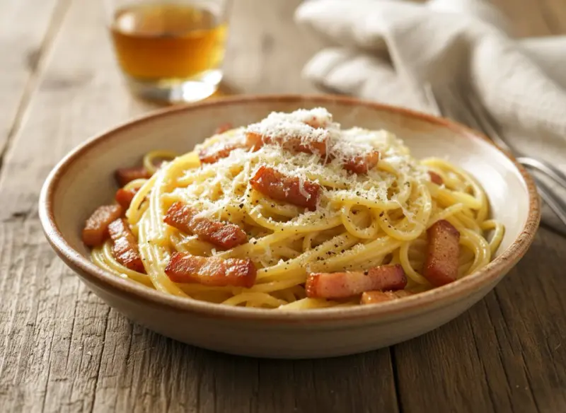 Sos carbonara bez śmietany – poznaj autentyczny włoski przepis i sekrety idealnej konsystencji