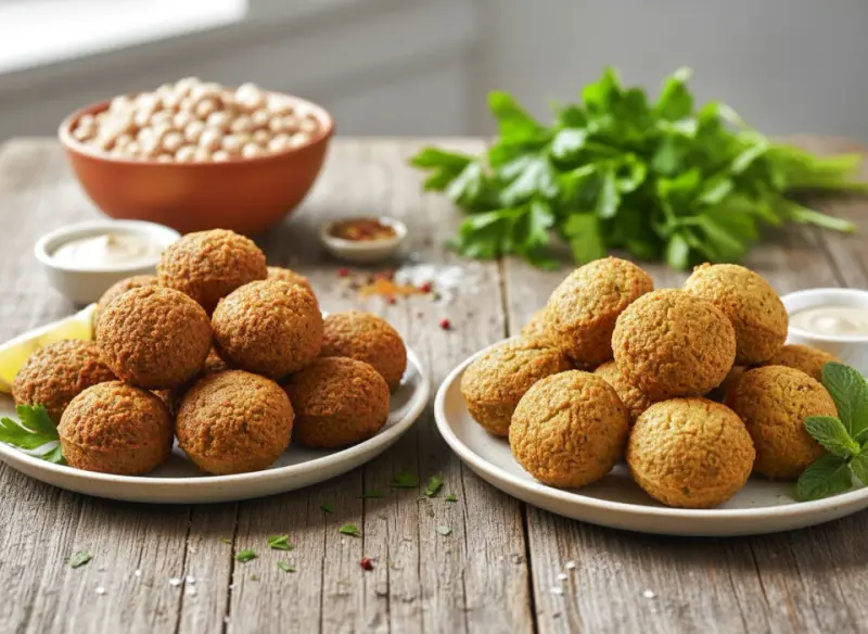 Falafel z airfryera kontra smażony: który jest lepszy? Analiza smaku, tekstury i wartości odżywczych
