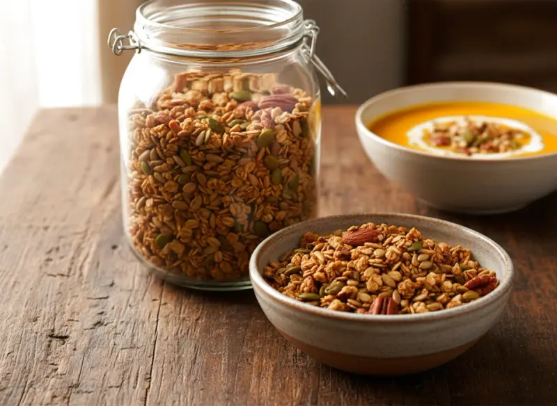 Wytrawna granola - przepis i inspiracje na zdrową, chrupiącą przekąskę, która odmieni Twoje dania