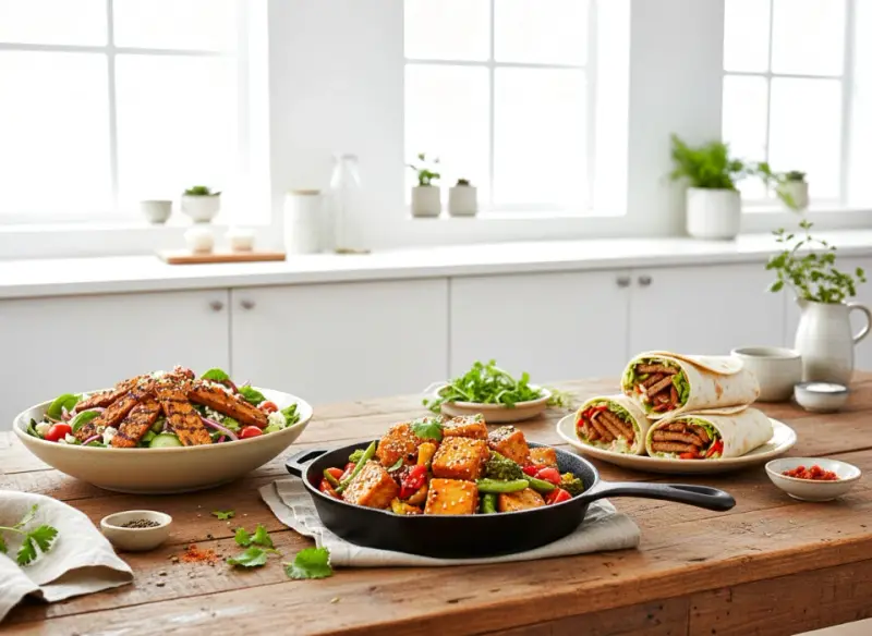 Tofu, tempeh, seitan – kompletny przewodnik po roślinnych źródłach białka. Dowiedz się, jak je gotować, by zachwycały smakiem