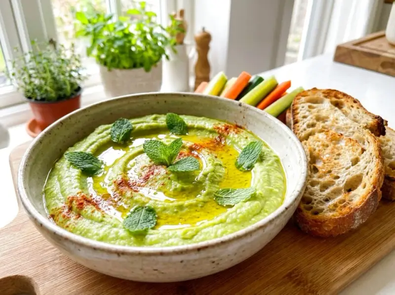 Hummus z bobu – sprawdzony przepis na aksamitną pastę kanapkową
