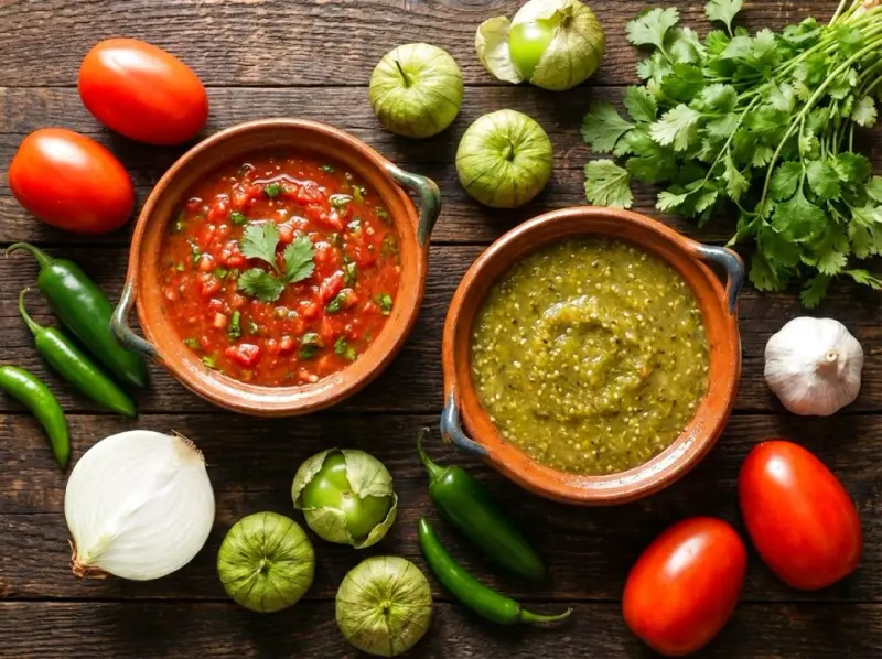 Salsa roja i verde: sprawdzone przepisy na meksykańskie sosy