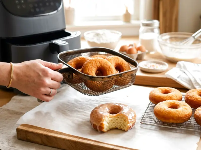 Pączki z Air Fryera: przepis na lżejszy deser
