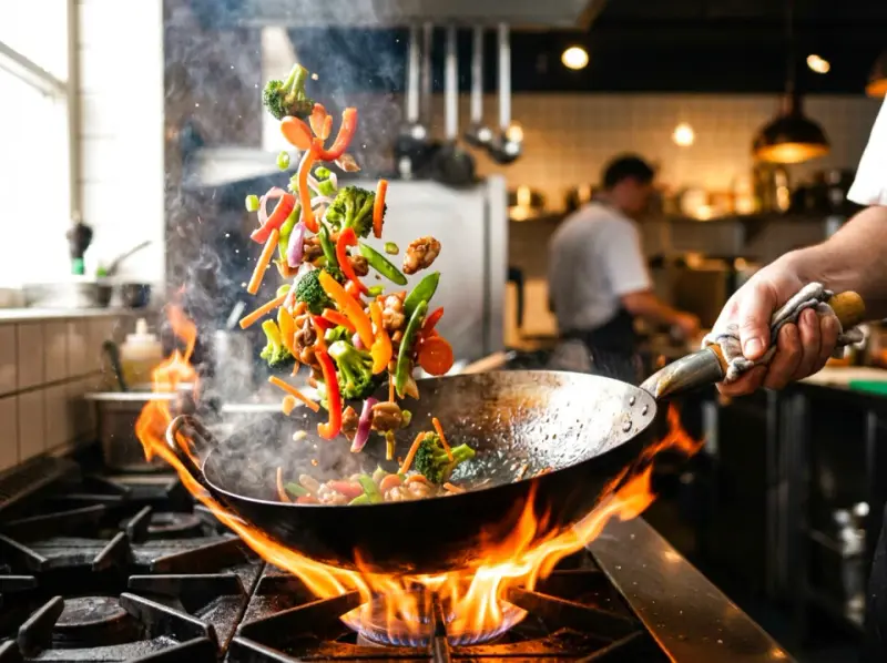 Technika stir-fry. Przewodnik po szybkim i zdrowym gotowaniu