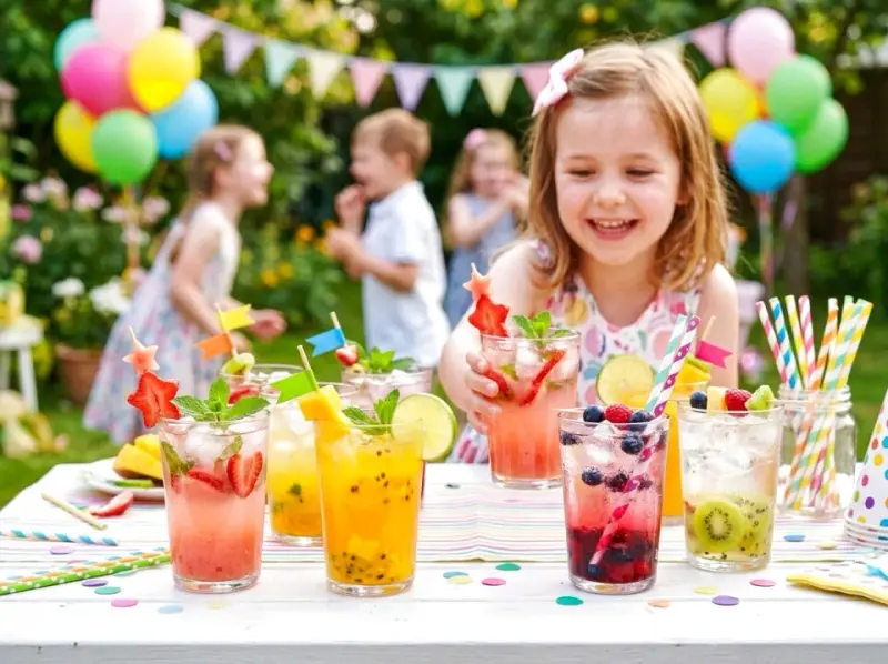 Drinki dla dzieci na urodziny – kolorowe i zdrowe mocktaile