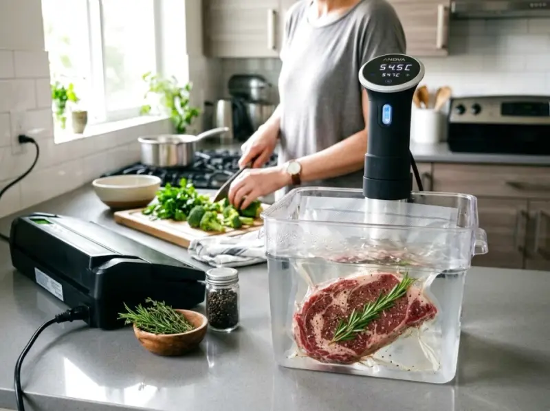 Gotowanie sous-vide: kompletny przewodnik po technice próżniowej dla każdego kucharza