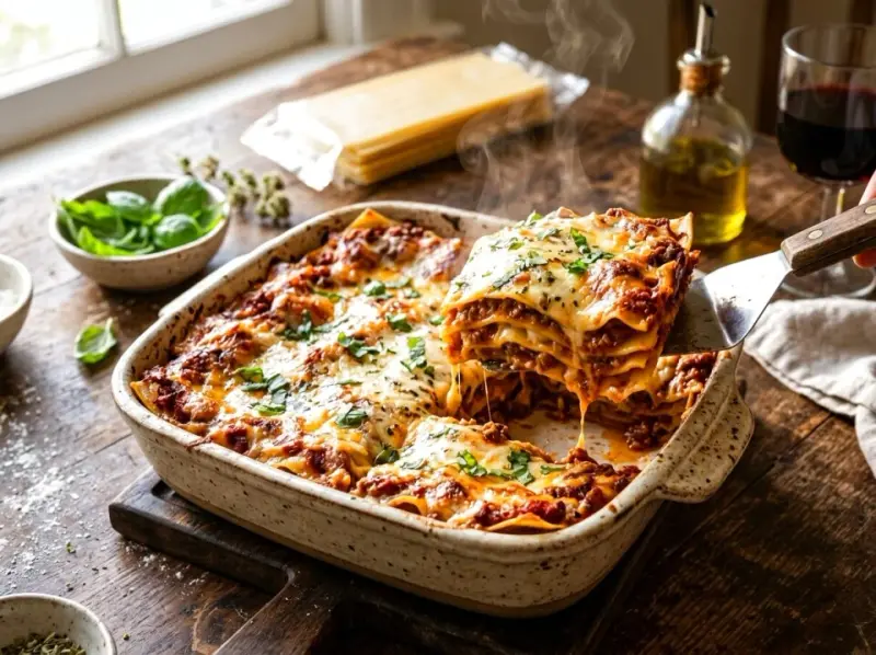 Makaron do lasagne: czy trzeba go gotować przed pieczeniem?