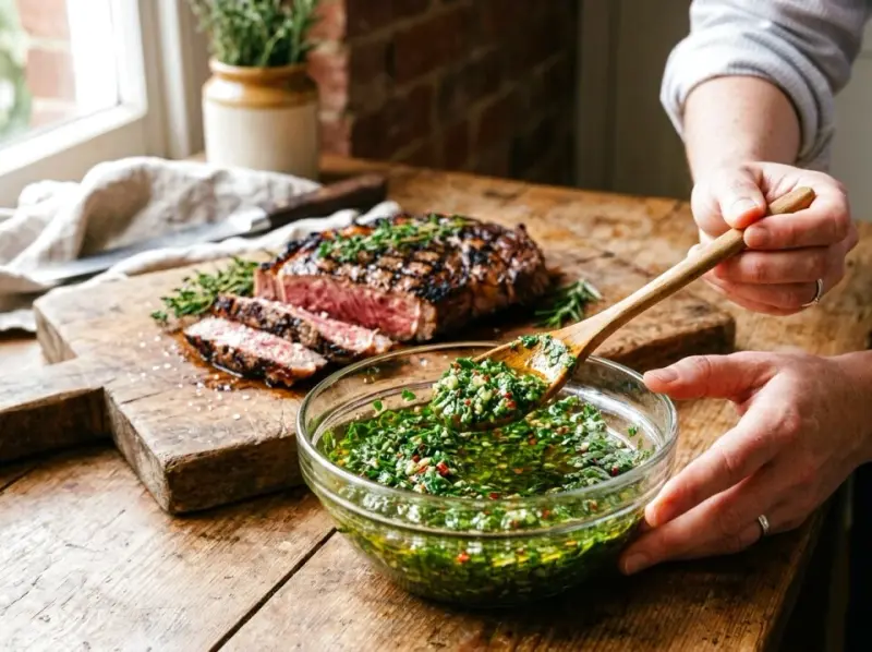 Sos chimichurri do steków i grillowanych mięs