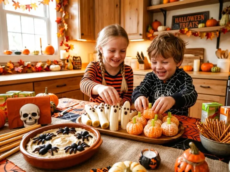 Przekąski na Halloween: zdrowe i kreatywne dania dla dzieci