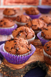 muffiny czekoladowe z powidłami1