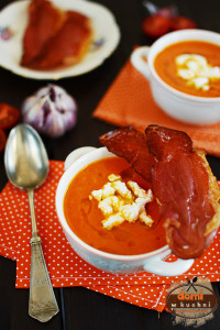 zupa krem z pieczonych pomidorów2